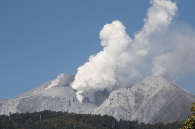 御嶽山が噴火