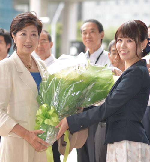 小池氏が東京都知事で当選