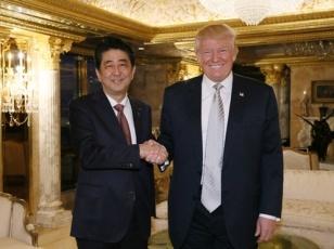 安倍首相がトランプ次期大統領と会談