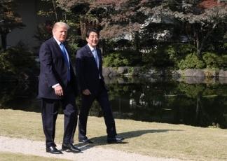 トランプ大統領の初来日