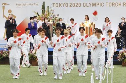 聖火リレーが福島でスタート