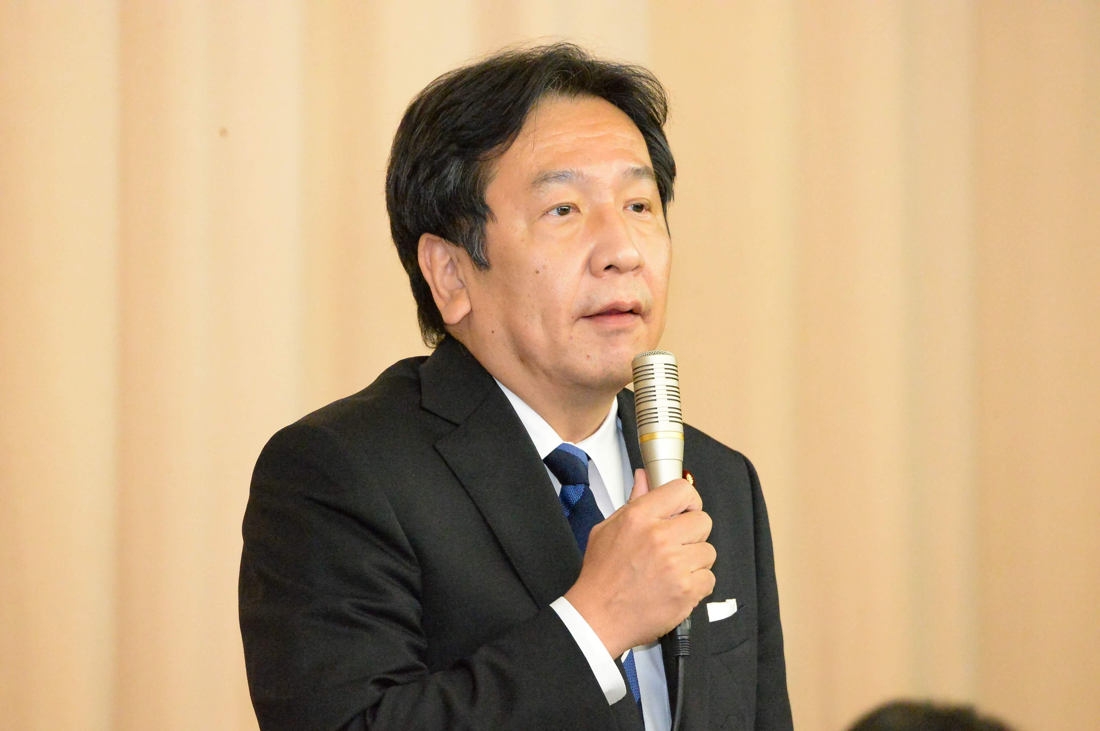 立憲民主党枝野代表が辞任