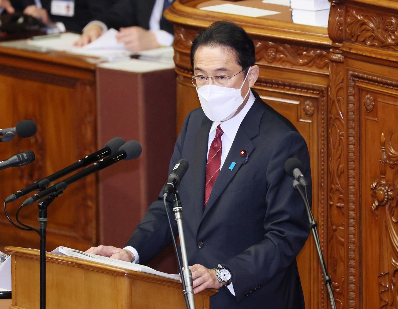 岸田首相が所信表明演説を行った