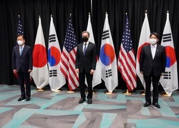 日米韓外相会合が開催された