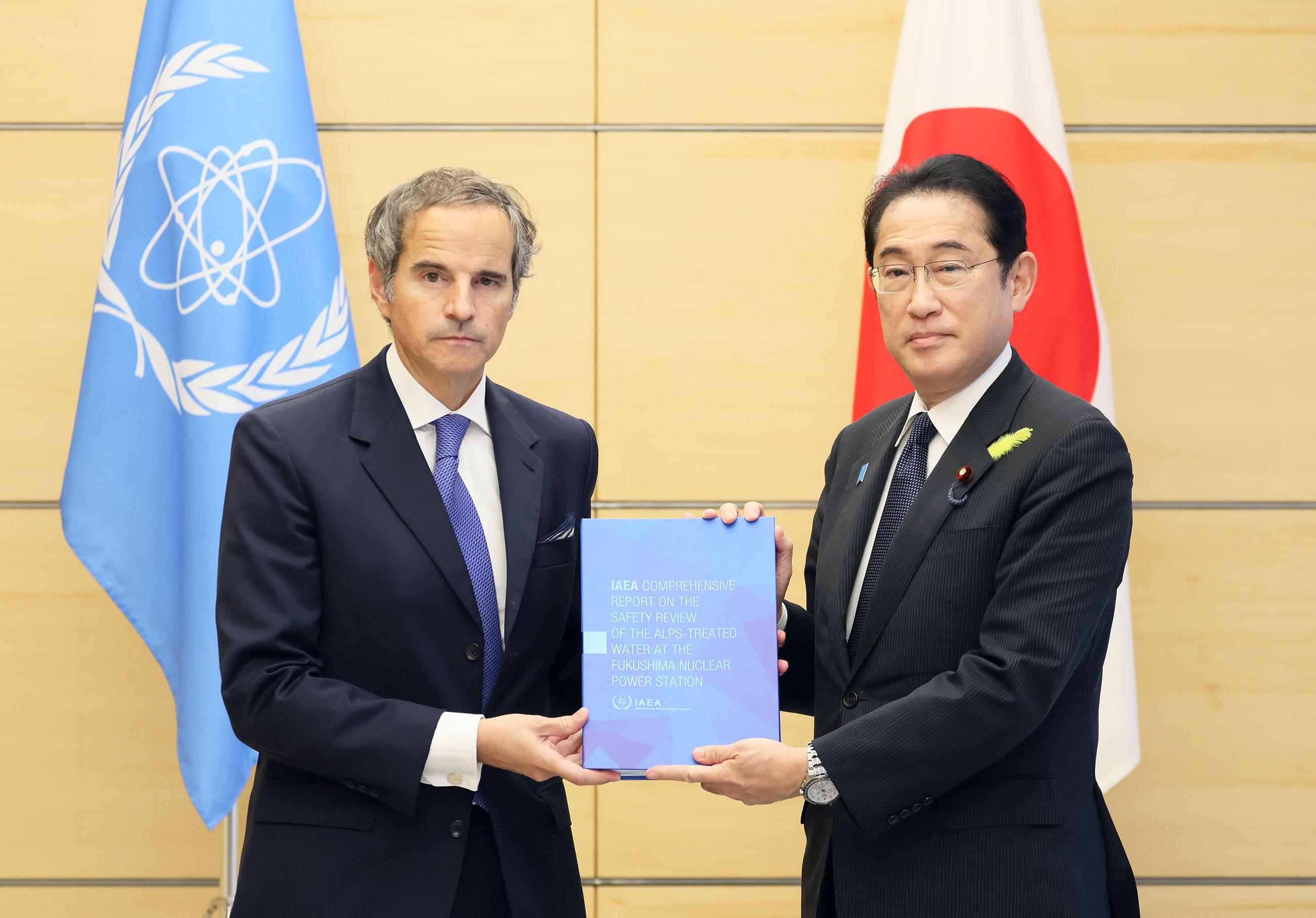 福島第一原発の処理水に関してIAEAが調査報告書を発表